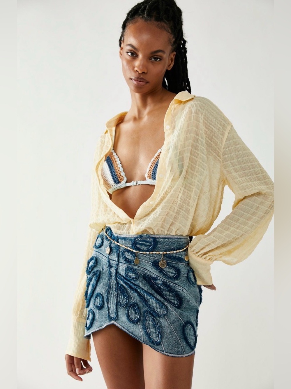 FREE PEOPLE Daydreams Mini SKIRT